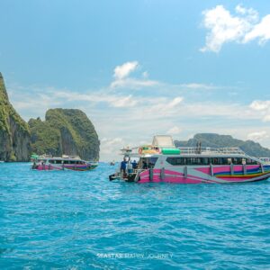 Premium catamaran at Phi Phi Islands
